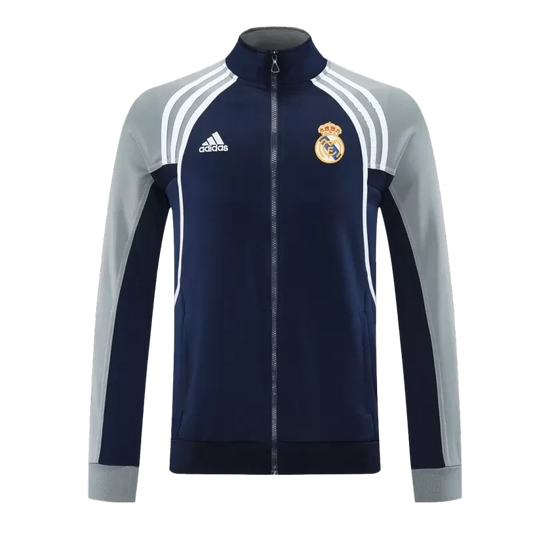 Real Madrid Training Jacket 2025/26 - Navy & Gray Top Koszulki Pilka Sklep