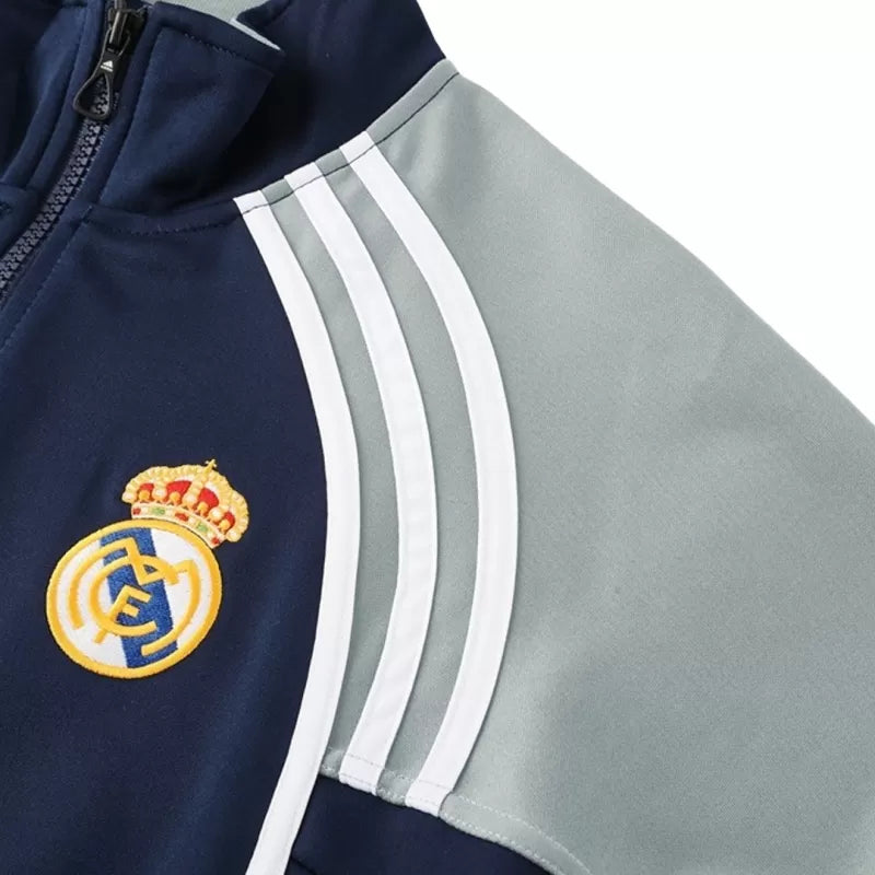 Real Madrid Training Jacket 2025/26 - Navy & Gray Top Koszulki Pilka Sklep