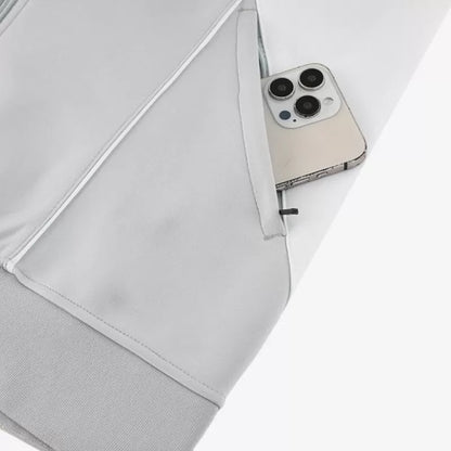 Real Madrid Training Jacket Kit (Jacket+Pants) 2025/26 - Gray Top Koszulki Pilka Sklep