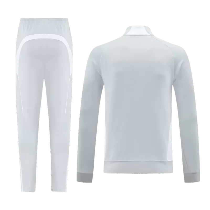 Real Madrid Training Jacket Kit (Jacket+Pants) 2025/26 - Gray Top Koszulki Pilka Sklep