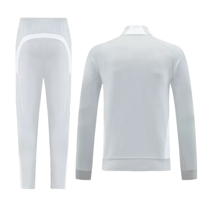 Real Madrid Training Jacket Kit (Jacket+Pants) 2025/26 - Gray Top Koszulki Pilka Sklep