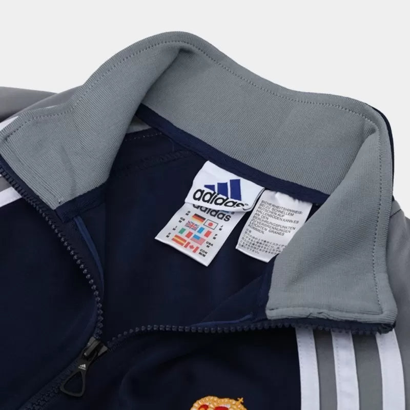 Real Madrid Training Jacket Kit (Jacket+Pants) 2025/26 - Navy & Gray Top Koszulki Pilka Sklep