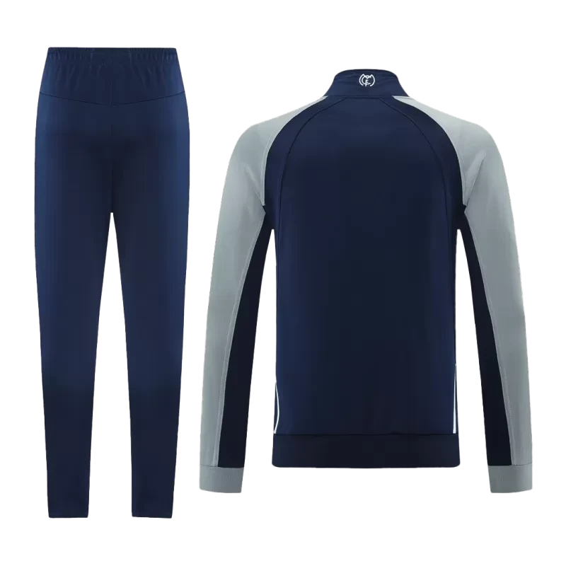 Real Madrid Training Jacket Kit (Jacket+Pants) 2025/26 - Navy & Gray Top Koszulki Pilka Sklep