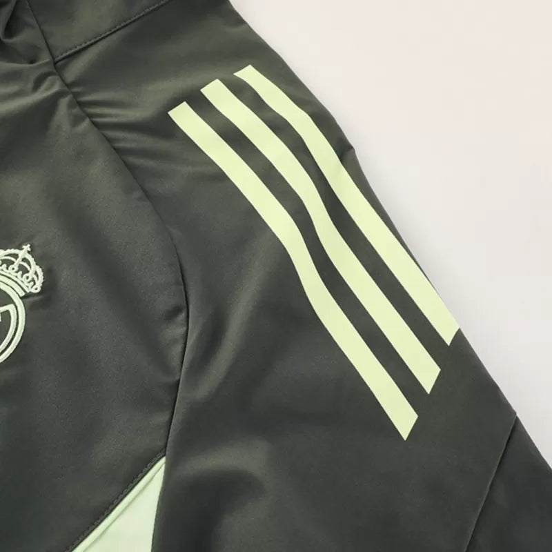 Real Madrid Windbreaker Jacket 2025/26 - Dark Green Top Koszulki Pilka Sklep