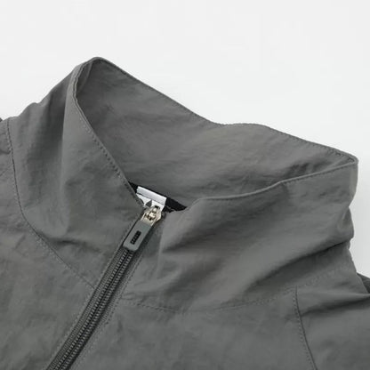 Real Madrid Windbreaker Jacket 2025/26 - Gray Top Koszulki Pilka Sklep