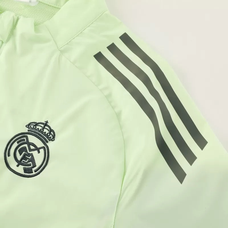 Real Madrid Windbreaker Jacket 2025/26 - Green Top Koszulki Pilka Sklep