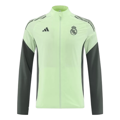 Real Madrid Windbreaker Jacket 2025/26 - Green Top Koszulki Pilka Sklep