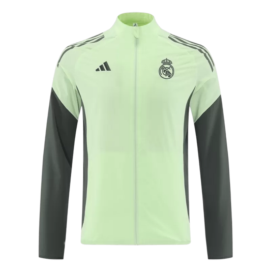 Real Madrid Windbreaker Jacket 2025/26 - Green Top Koszulki Pilka Sklep