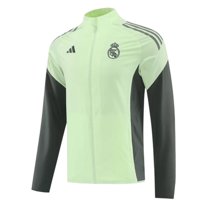 Real Madrid Windbreaker Jacket 2025/26 - Green Top Koszulki Pilka Sklep