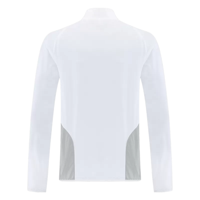 Real Madrid Windbreaker Jacket 2025/26 - White Top Koszulki Pilka Sklep