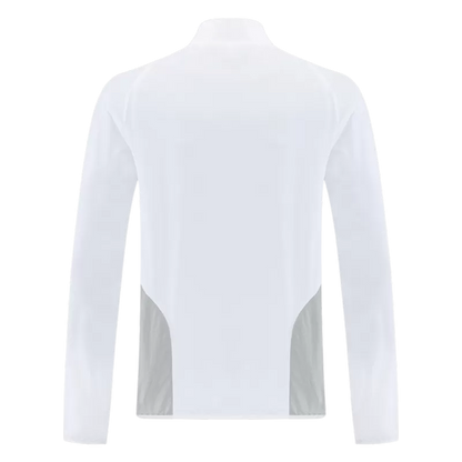 Real Madrid Windbreaker Jacket 2025/26 - White Top Koszulki Pilka Sklep