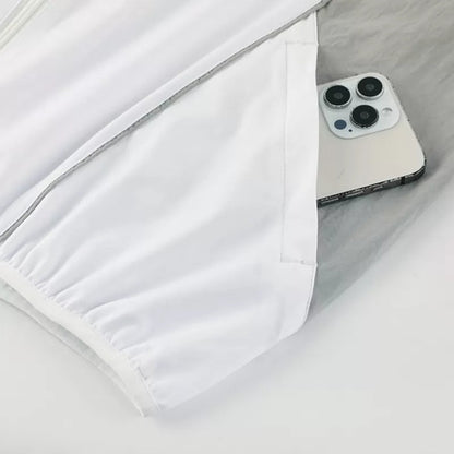 Real Madrid Windbreaker Jacket 2025/26 - White Top Koszulki Pilka Sklep