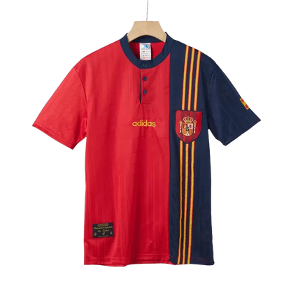Retro koszulka piłkarska domowa Spain 1996 Top Koszulki Pilka Sklep