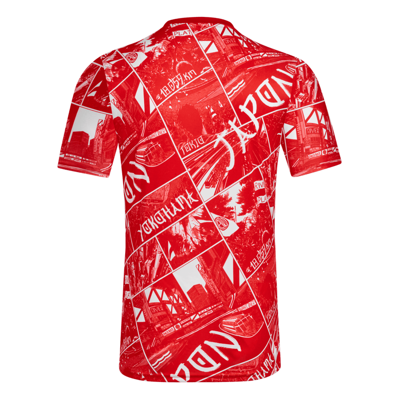 River Plate Pre-Match Soccer Jersey 2025/26 Top Koszulki Pilka Sklep