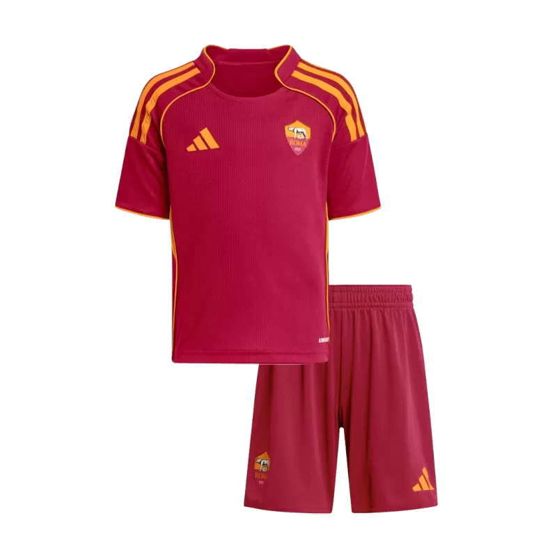 Kid's Roma Home Soccer Jersey Kit(Jersey+Shorts) 2025/26 Top Koszulki Pilka Sklep