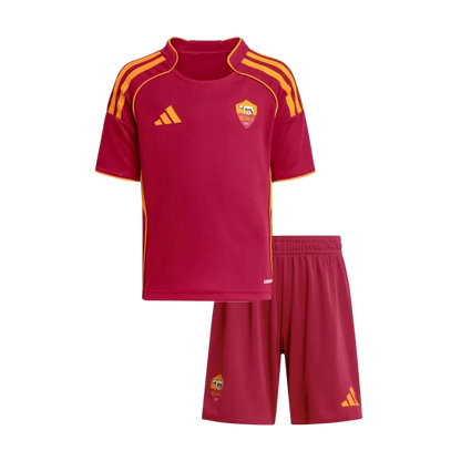 Kid's Roma Home Soccer Jersey Kit(Jersey+Shorts) 2025/26 Top Koszulki Pilka Sklep