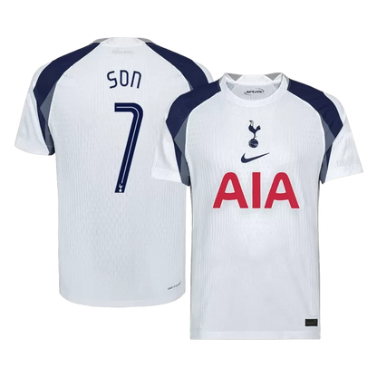 SON #7 Player Version Tottenham Hotspur Home Soccer Jersey 2025/26 - UCL Top Koszulki Pilka Sklep