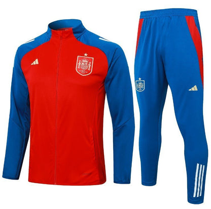 Spain Jacket Tracksuit 2024/25 - Red Top Koszulki Pilka Sklep