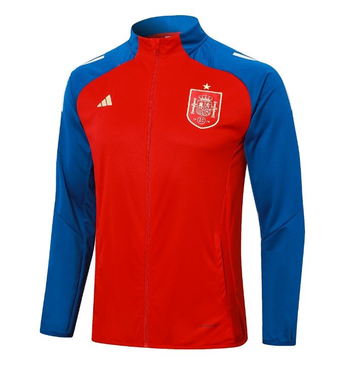 Spain Jacket Tracksuit 2024/25 - Red Top Koszulki Pilka Sklep