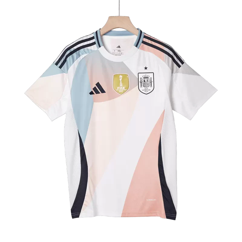 Koszulka wyjazdowa Hiszpanii Euro 2025 damska Top Koszulki Pilka Sklep