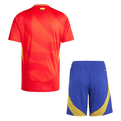 Zestaw koszulek piłkarskich reprezentacji Spain (koszulka + spodenki) 2024/25 Top Koszulki Pilka Sklep