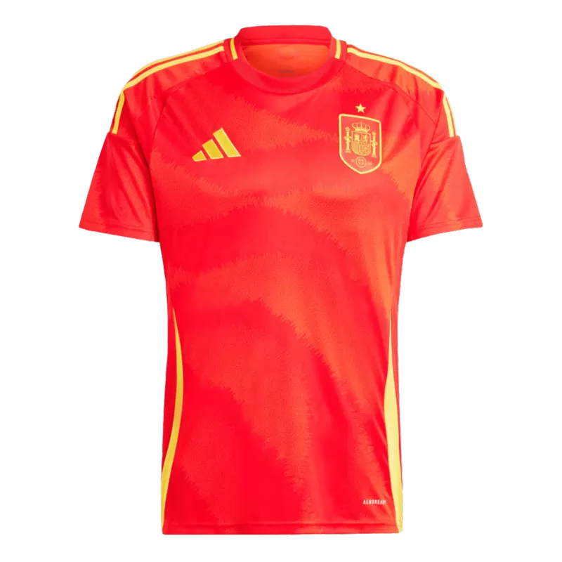 Zestaw koszulek piłkarskich reprezentacji Spain (koszulka + spodenki) 2024/25 Top Koszulki Pilka Sklep