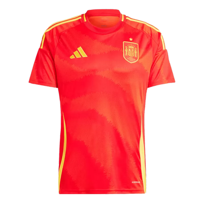 Zestaw koszulek piłkarskich reprezentacji Spain (koszulka + spodenki) 2024/25 Top Koszulki Pilka Sklep