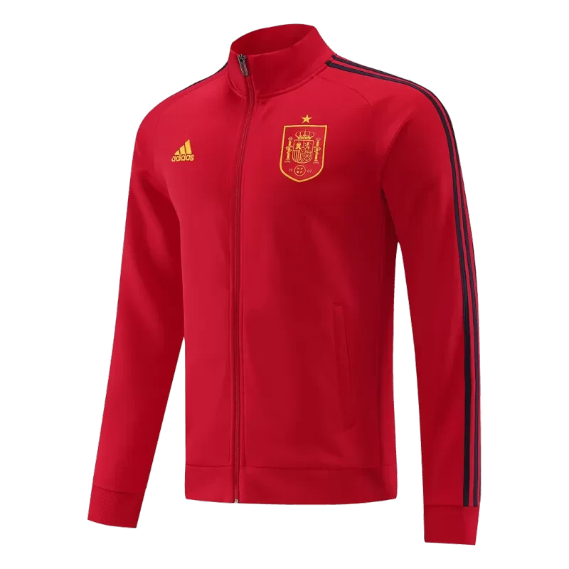 Kurtka treningowa Spain 2022/23 – czerwona Top Koszulki Pilka Sklep