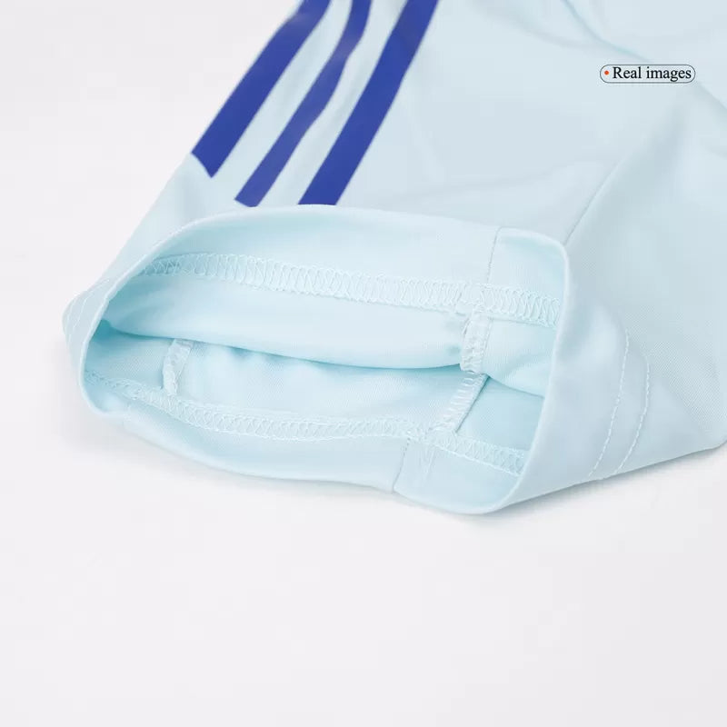 Koszulka piłkarska przedmeczowa Spain EURO 2024 – jasnoniebieska Top Koszulki Pilka Sklep