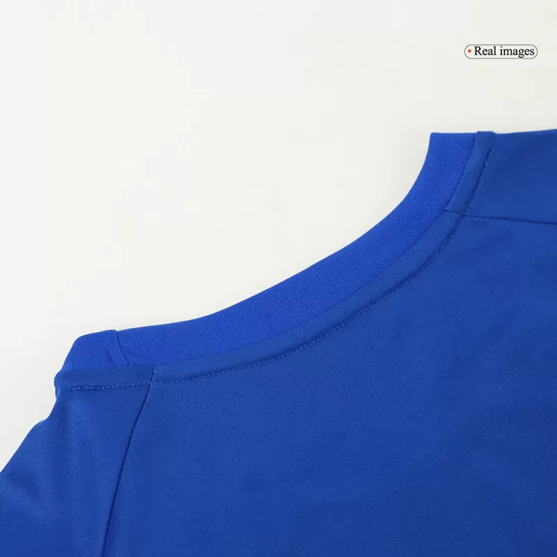 Koszulka piłkarska przedmeczowa Spain EURO 2024 – niebieska Top Koszulki Pilka Sklep