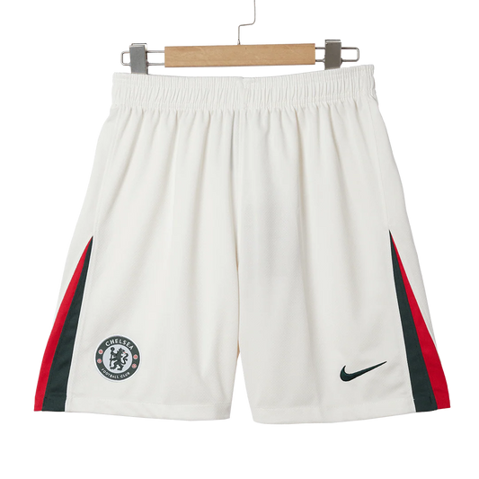 Spodenki wyjazdowe Chelsea na sezon 2025/26