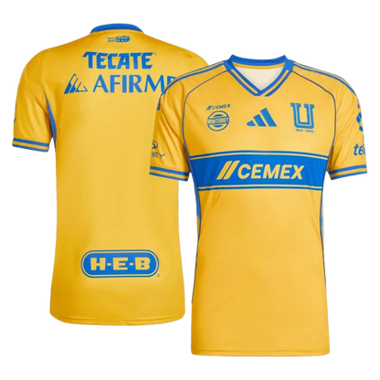 Tigres UANL Home Soccer Jersey 2025/26 Top Koszulki Pilka Sklep