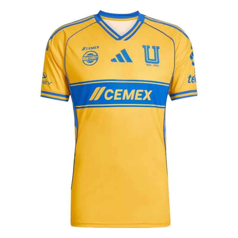 Tigres UANL Home Soccer Jersey 2025/26 Top Koszulki Pilka Sklep
