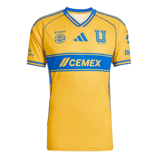 Tigres UANL Home Soccer Jersey 2025/26 Top Koszulki Pilka Sklep