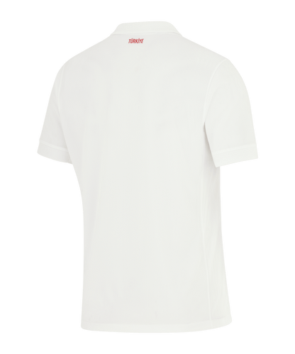 Turkey Home EM 2024 Soccer Jersey white red F100 topsoccerjerseys.com