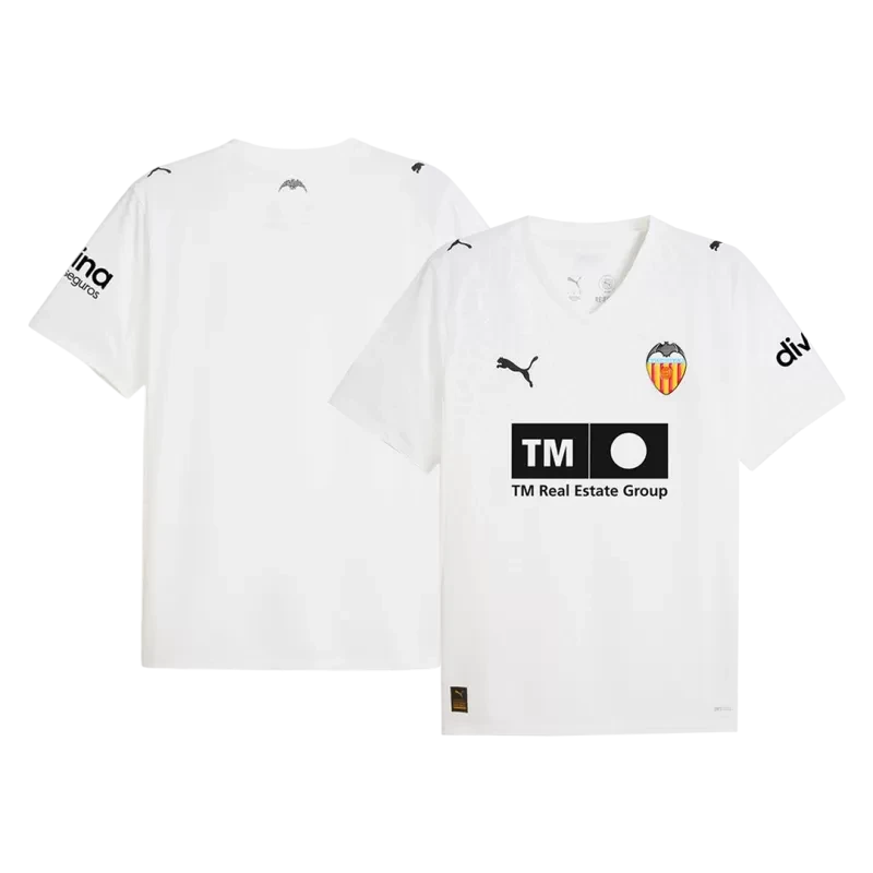 Valencia Home Soccer Jersey 2025/26 Top Koszulki Pilka Sklep