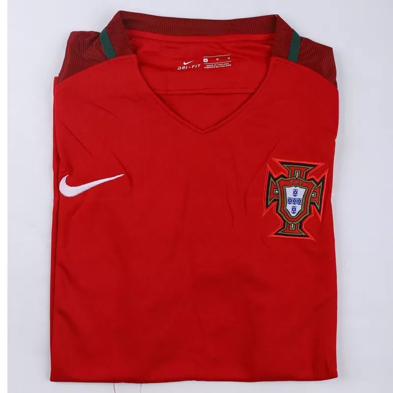 Retro koszulka piłkarska domowa Portugal 2016 Top Koszulki Pilka Sklep