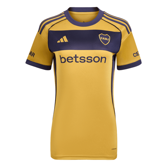 Koszulka piłkarska damska Boca Juniors Alternate 2025/26 Top Koszulki Pilka Sklep