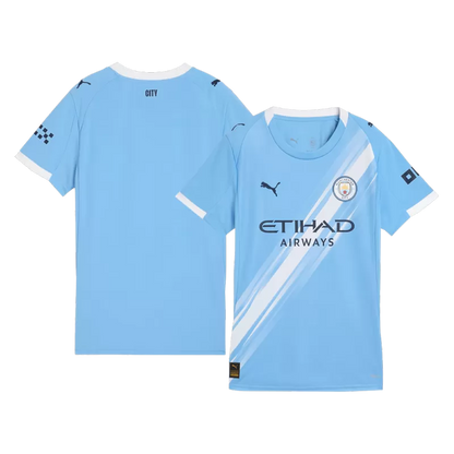 Women's Manchester City Home Soccer Jersey 2025/26 Top Koszulki Pilka Sklep