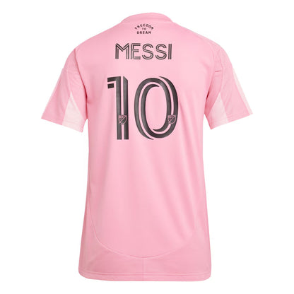 Koszulka piłkarska domowa damska Messi #10 Inter Miami CF 2025 Top Koszulki Pilka Sklep