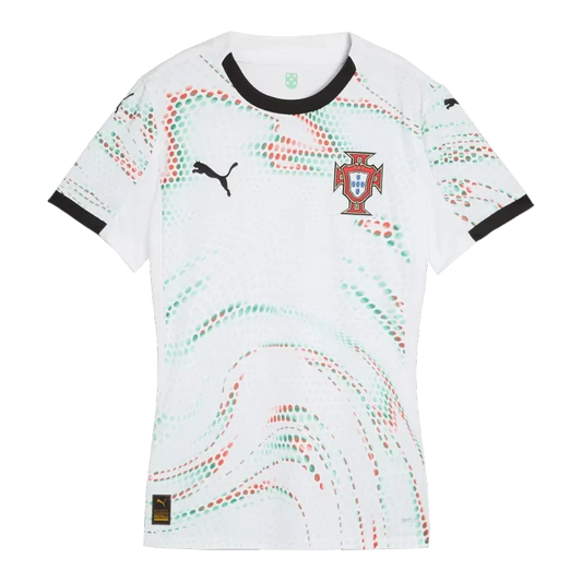 Women's Portugal Away Jersey 2025 Top Koszulki Pilka Sklep
