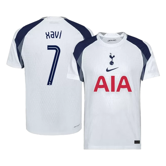 XAVI #7 Player Version Tottenham Hotspur Home Soccer Jersey 2025/26 - UCL Top Koszulki Pilka Sklep