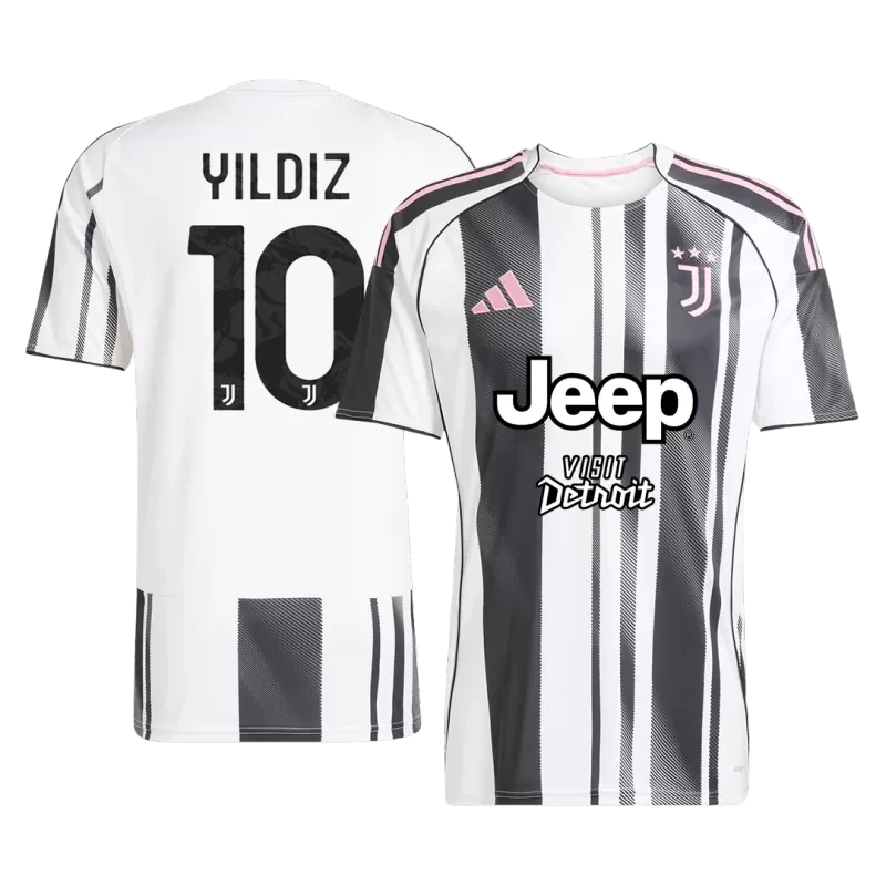 YILDIZ #10 Juventus Home Soccer Jersey 2025/26 Top Koszulki Pilka Sklep