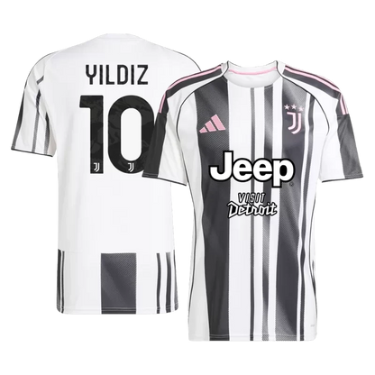 YILDIZ #10 Juventus Home Soccer Jersey 2025/26 Top Koszulki Pilka Sklep
