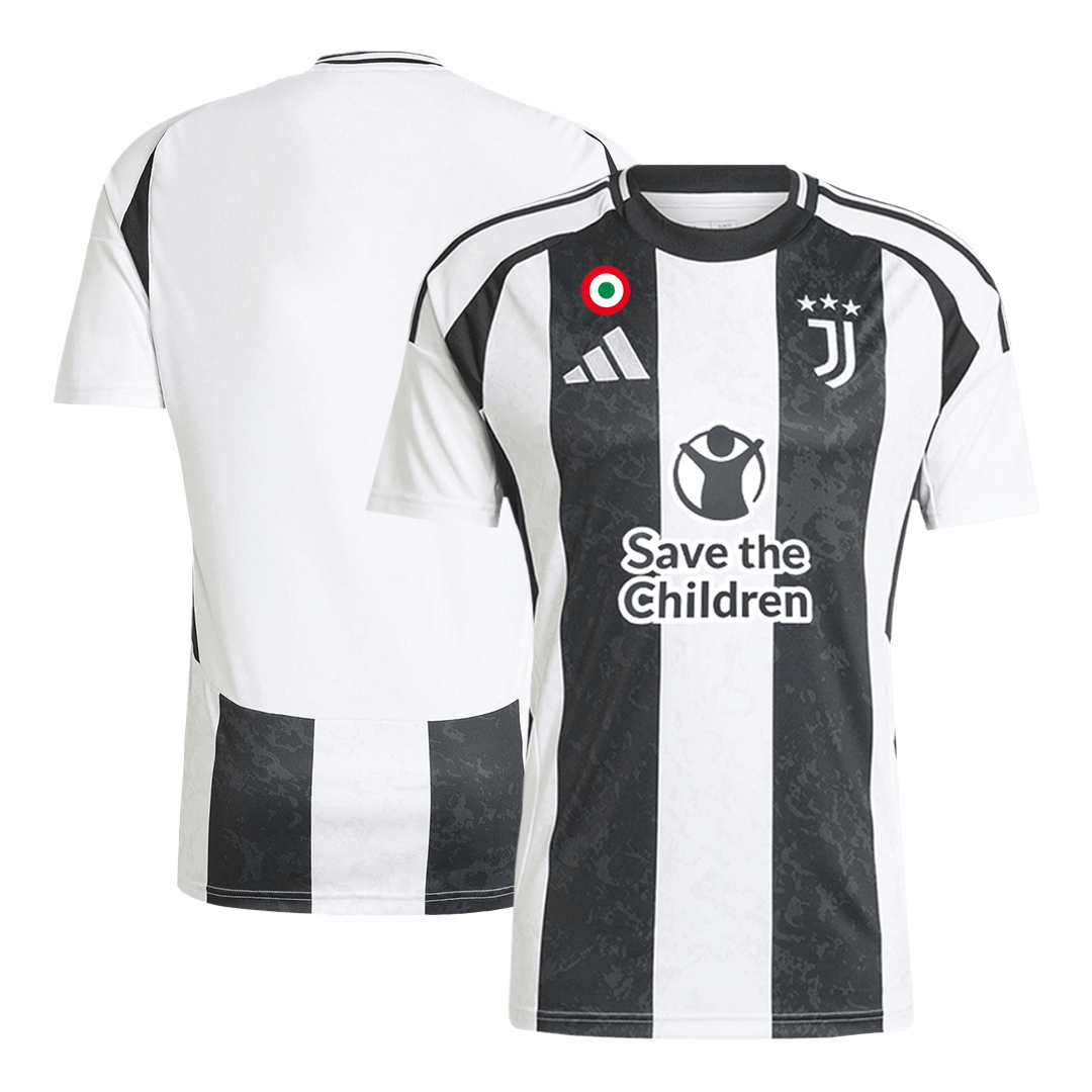 Męska Koszulka Domowa Juventus 2024/25 - Save The Children Sponsor