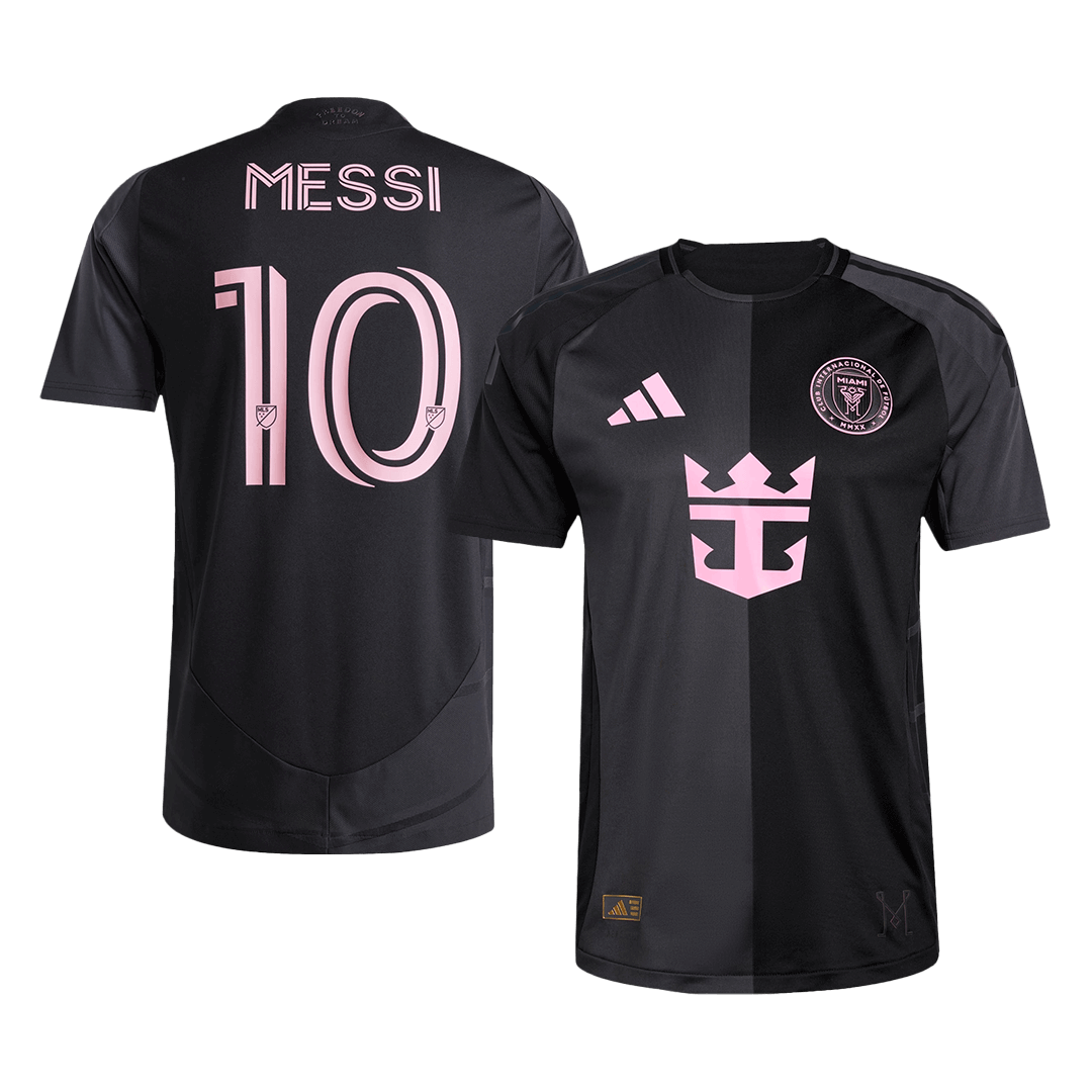 MESSI #10 Men's Inter Miami CF 2025 Away Shirt Player Version - Slim Fit