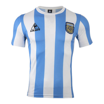 Argentina Home Retro Soccer Jersey 1986 Top Koszulki Pilka Sklep