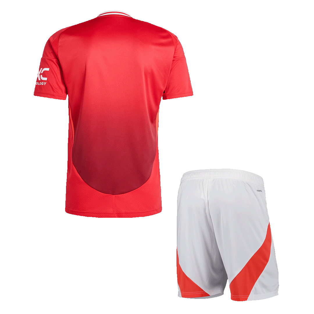 Manchester United Home Men's Kit (Shirt + Shorts) 2024/25