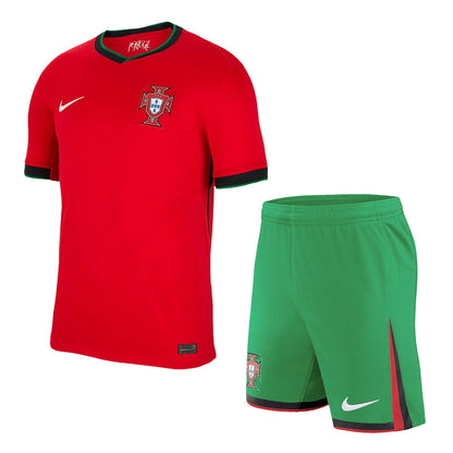 [Super jakość] Męska koszulka domowa Portugalii (koszulka + spodenki) Zestaw Euro 2024 Top Koszulki Pilka Sklep
