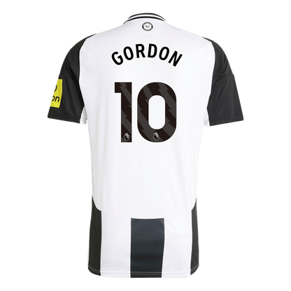 Męska Wysokiej jakości koszulka piłkarska GORDON #10 Newcastle United Home 2024/25